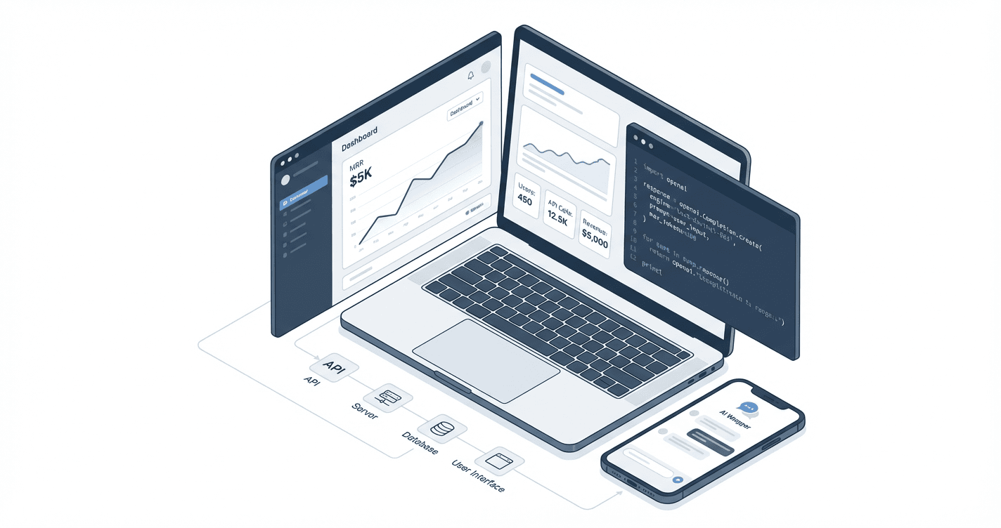 Launch Your AI-Powered SaaS Wrapper: From OpenAI API to $5K MRR in 60 Days