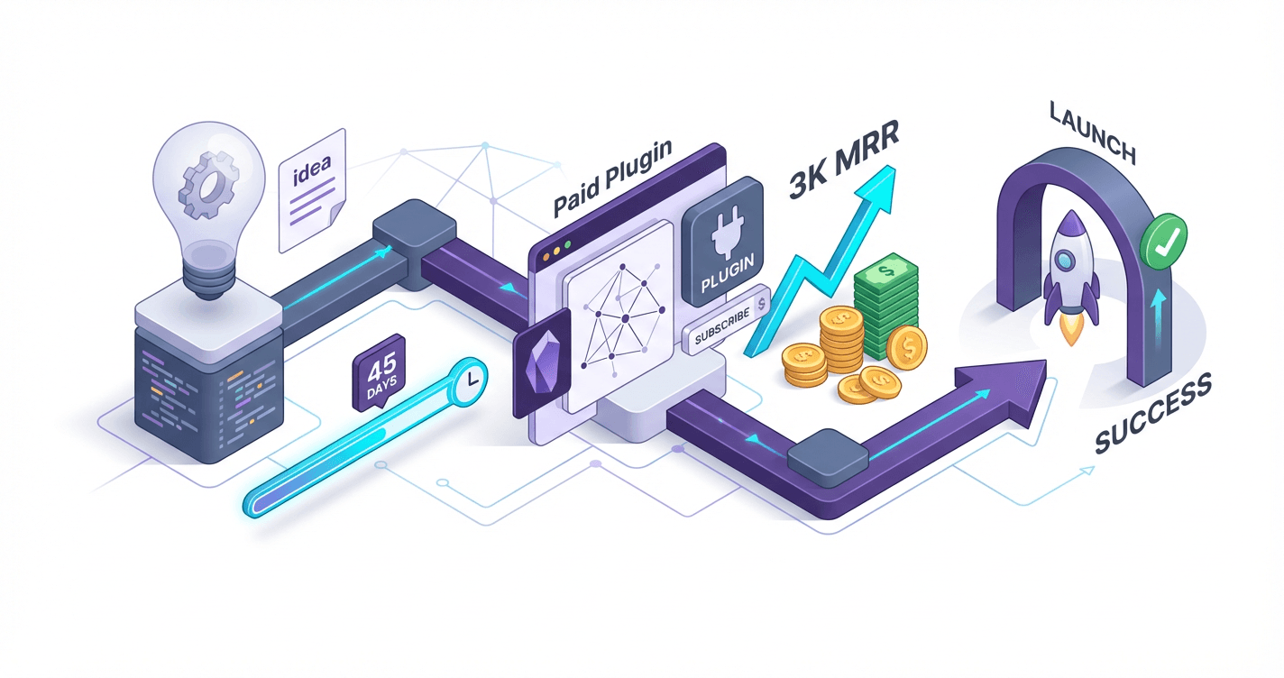 Launch Your Paid Obsidian Plugin: From Idea to $3K MRR in 45 Days